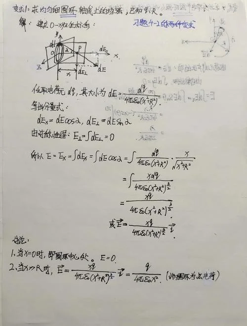 高斯定理求场强的例题_2