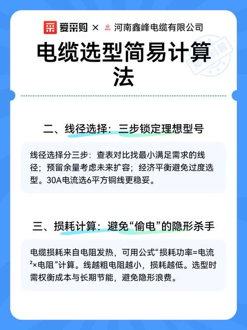 选用电线计算公式_1