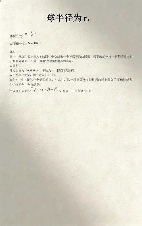 球体的公式体积公式_1