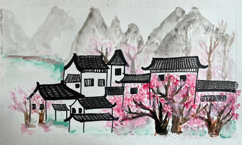 杜牧的江南春怎么画_1