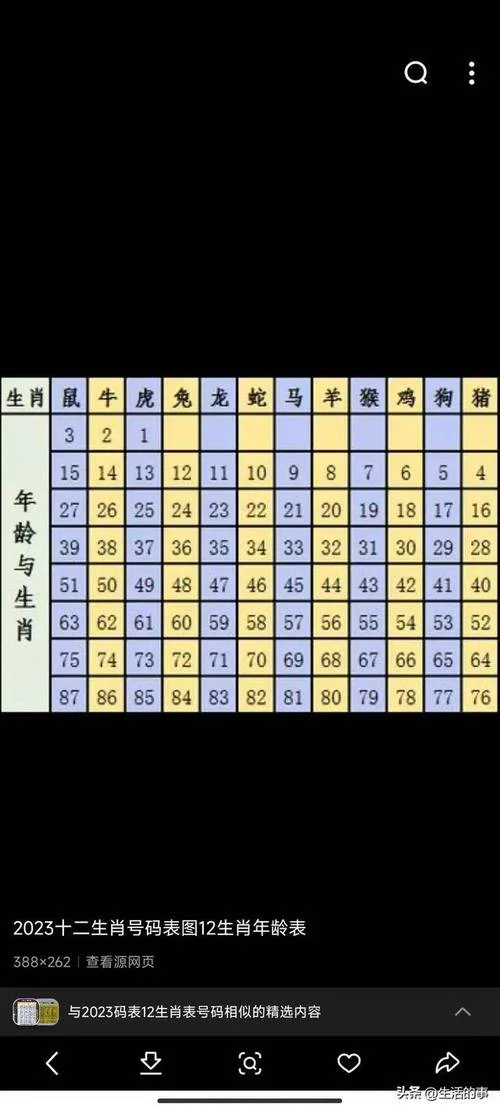 出生年属相表_1