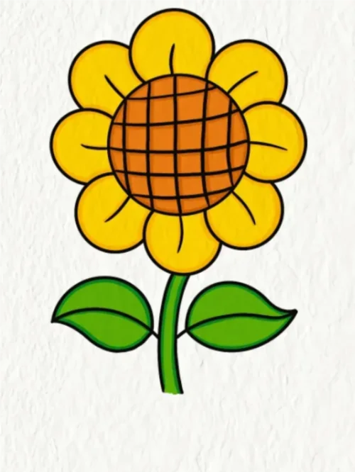 花简笔画简单又好看_2