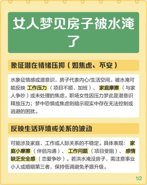 梦见发大水把自己淹了是什么征兆_1