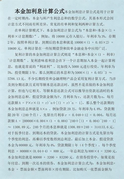 金融公司利息计算公式_2
