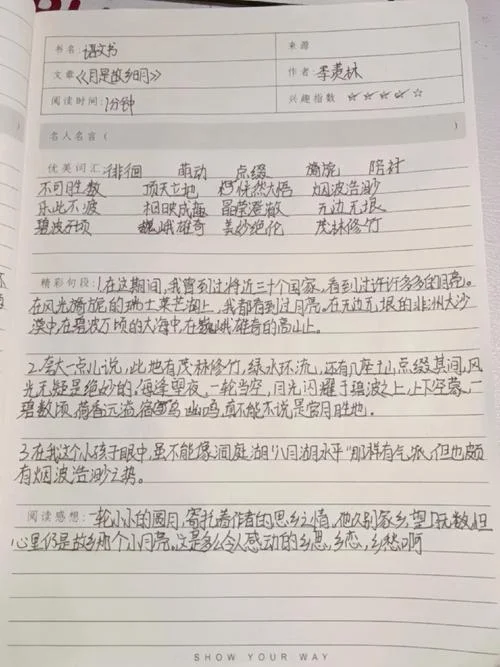 初中读书笔记大全500字-初中读书笔记 500 字大全