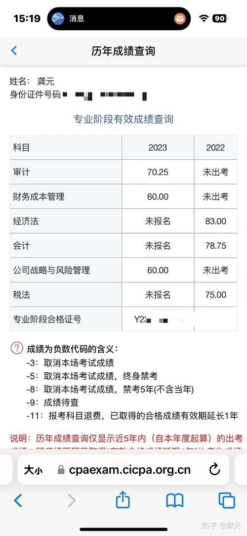 cpa成绩查询时间-查分时间查询