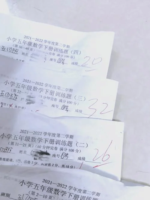 梦见女儿考试成绩差_2