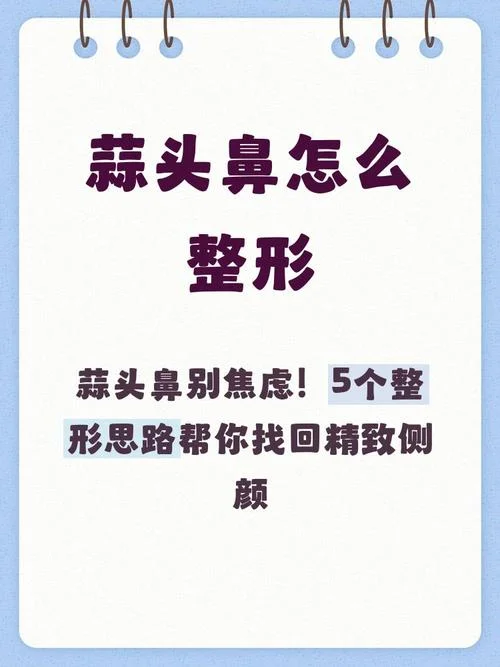 蒜头鼻手术多少钱_2