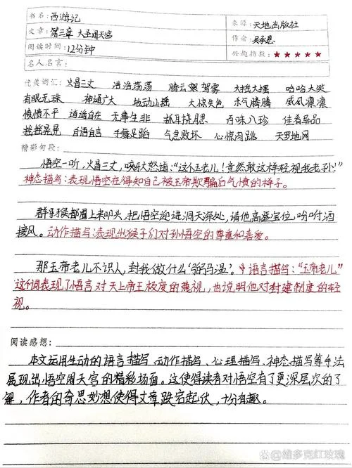西游记大闹天宫读后感_2