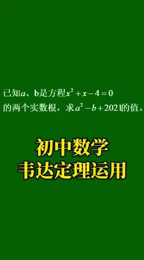 韦达定理是什么时候学的_2