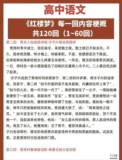 红楼梦简介图片-红楼梦简介配图