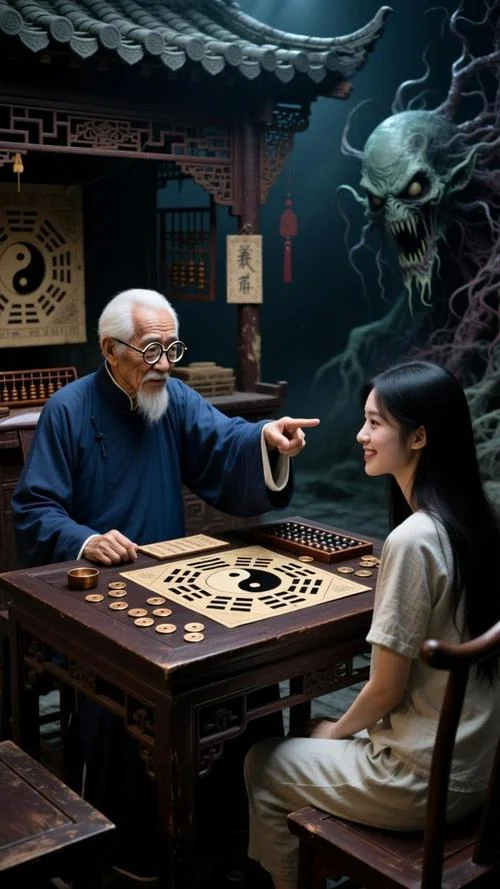 梦里梦到算命先生算命_1