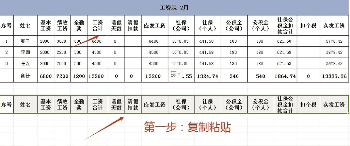 工资表格计算公式_2