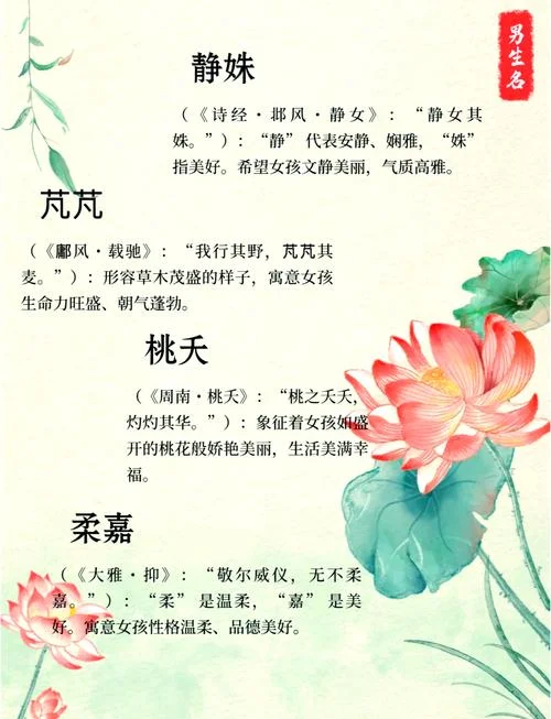 用诗起名的女孩名-诗意女孩名
