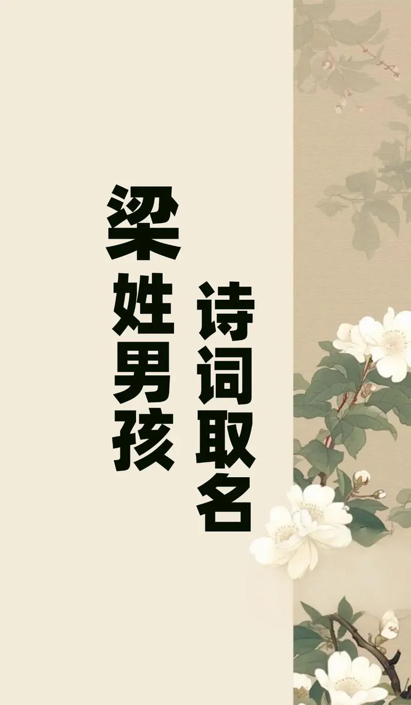 梁姓女孩起名聪明漂亮_2