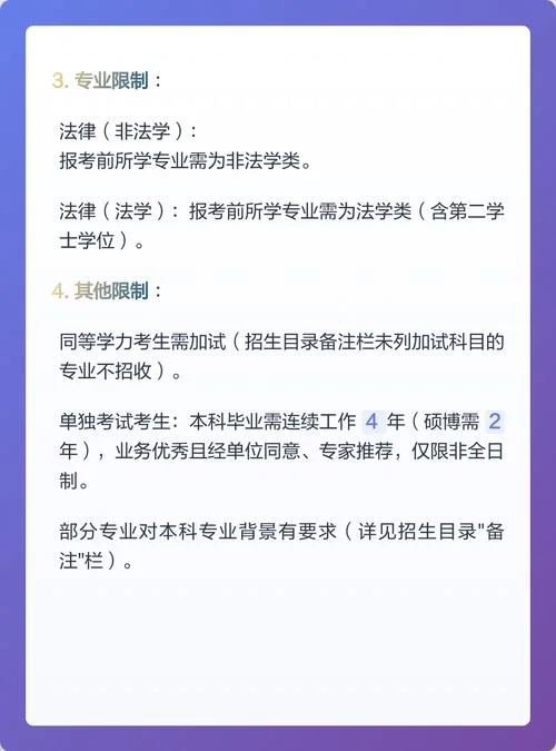 专硕考研的报考条件_2