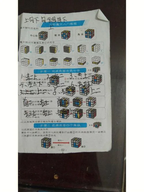 3阶魔方复原教程公式_1