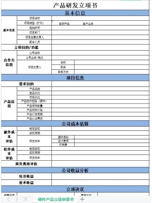 新产品研发申请书_1