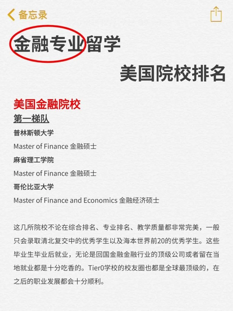 国外金融类好大学排名_2