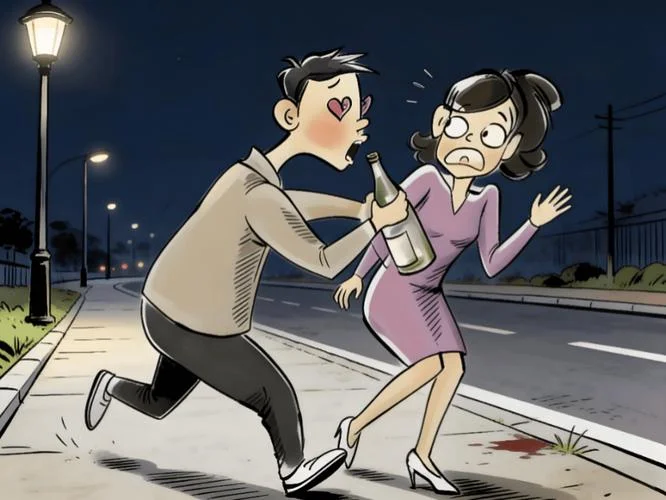 梦见躲避别人打架_2