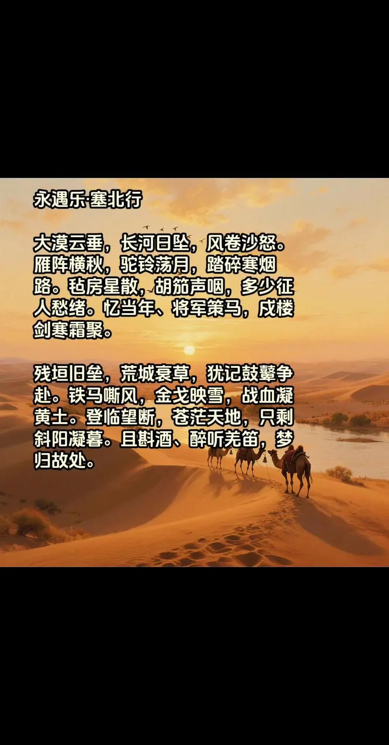 大漠山如雪的下一句_1