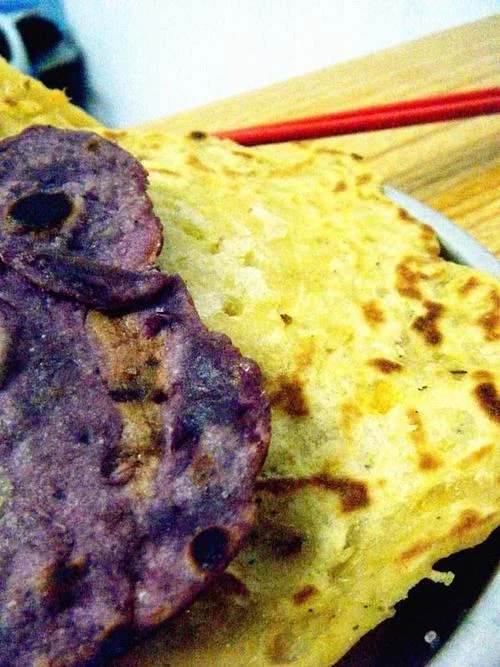 紫薯煎饼做法_1