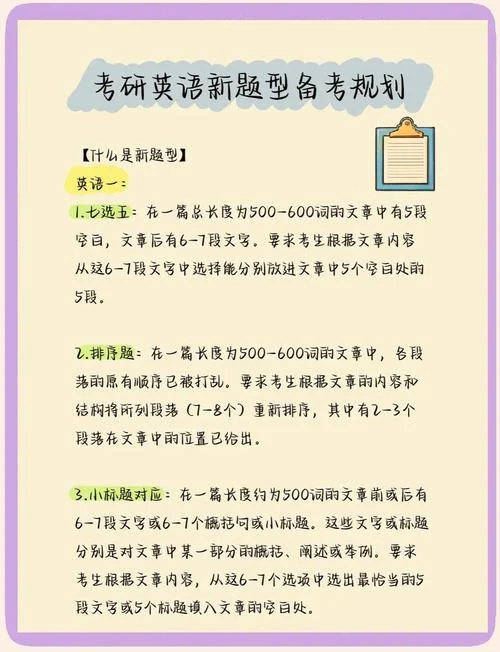 考研英二新题型-考研英二新题型