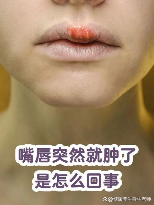 梦见嘴唇肿的很大_1