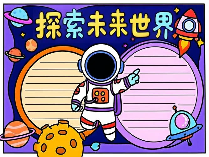 畅想未来手抄报_1