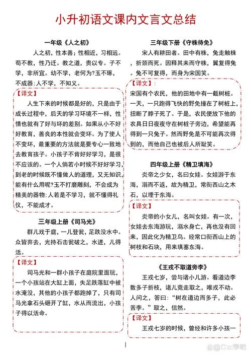 语文文言文怎么学-文言文学习法