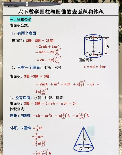圆锥的计算公式表面积-圆锥公式表面积