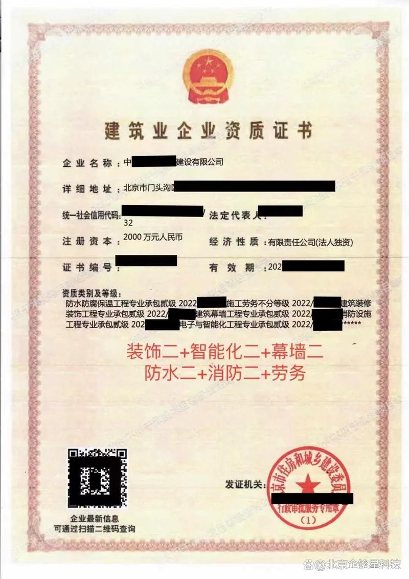 房建二级资质标准要求_1