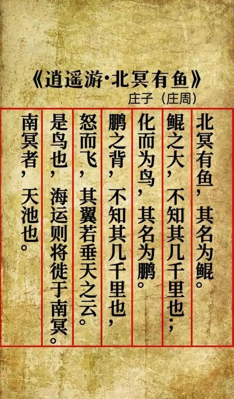 逍遥游出自-逍遥游出自庄子