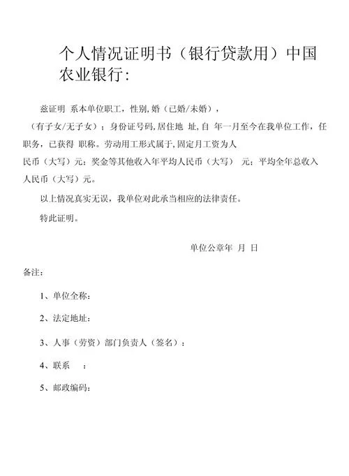 银行借贷证明-银行借贷证明