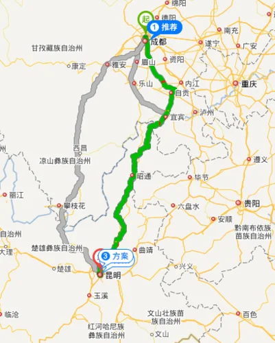 石家庄到昆明有多少公里_1