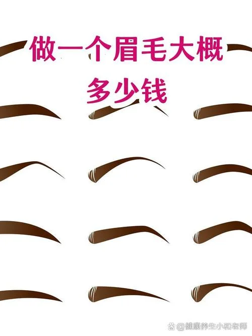做文眉多少钱_2