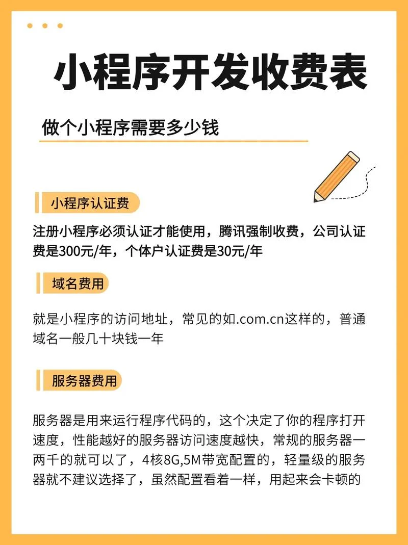 做一个小程序大概需要多少钱-小程序开发预算参考