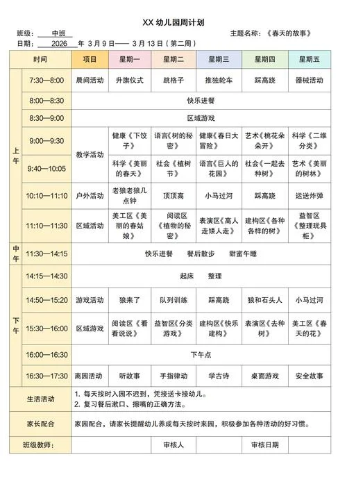 幼儿园托班周记画表_2