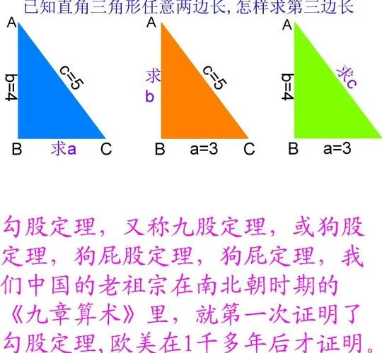 勾股定理公式口诀-勾股定理口诀