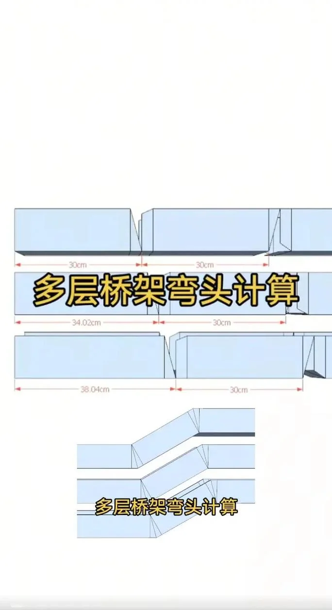 桥架45度爬坡计算公式-桥架 45 度爬坡公式