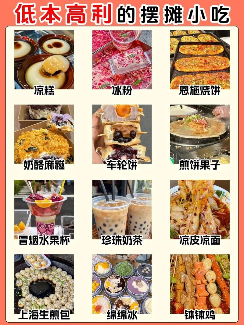 创业小吃摆地摊项目-创业小吃地摊项目