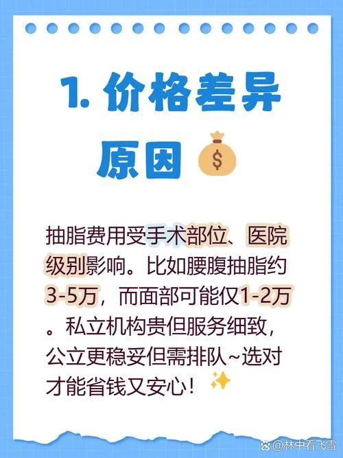 抽脂术大概多少钱_2