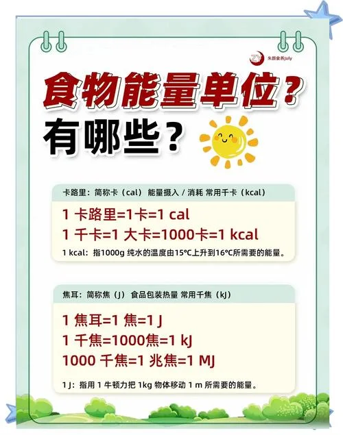热量单位换算公式大全_2