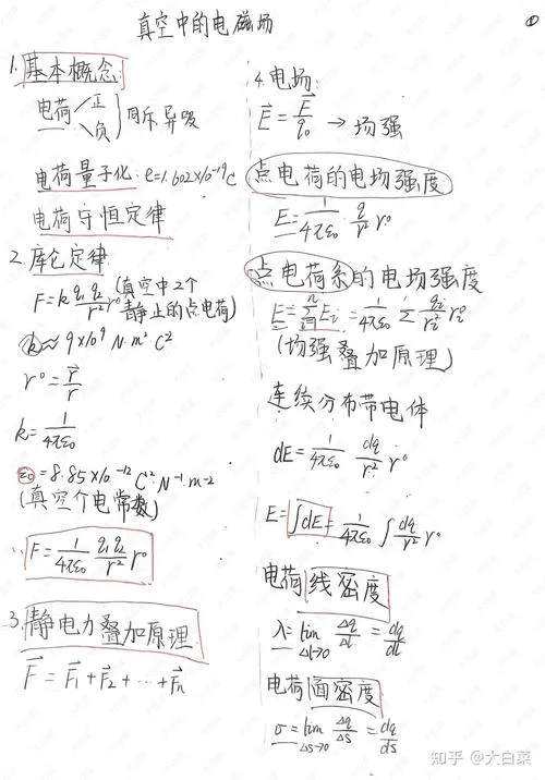高斯定理公式大学物理_1