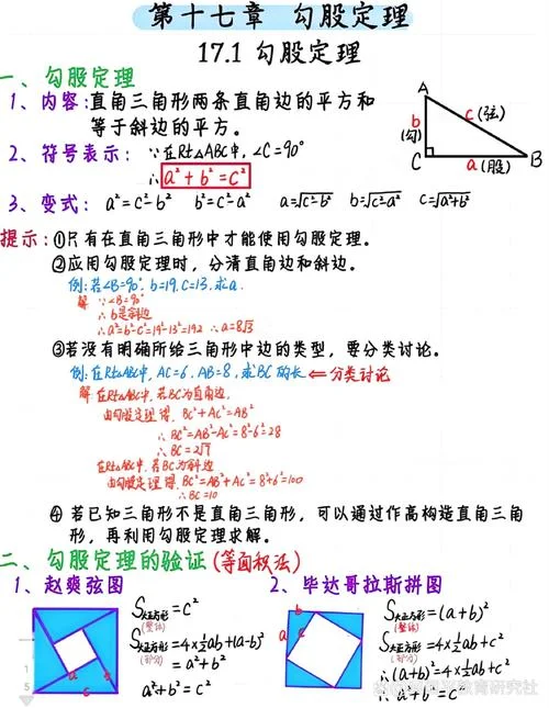 平面几何定理及公式_1