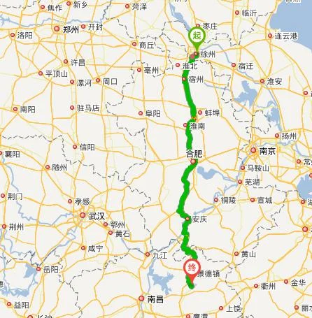 合肥到徐州多少公里路-合肥至徐州距离