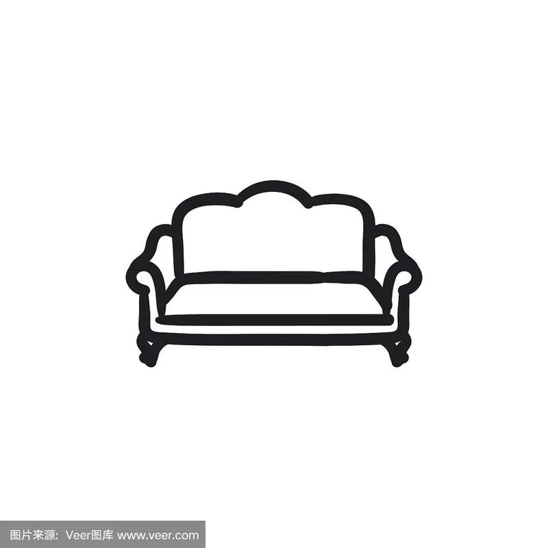 关于沙发的简笔画_1