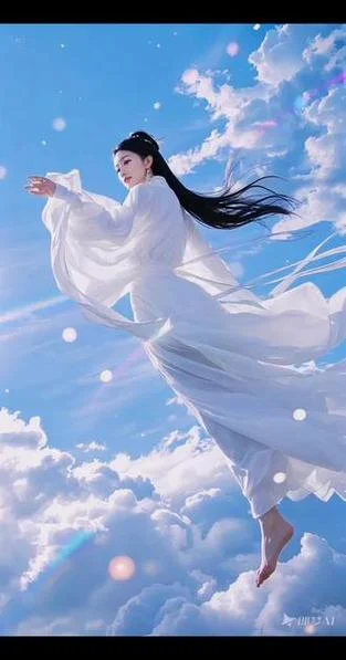 女人梦见自己飞起来了_2