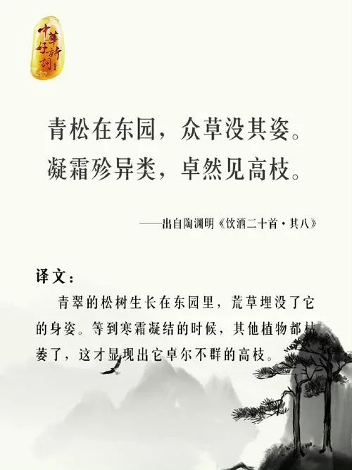 写松树的诗词出自_1