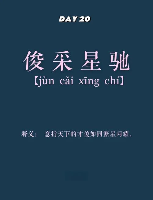 俊的成语怎么写_2